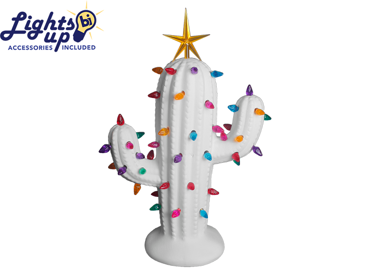 Lighted Cactus before painting