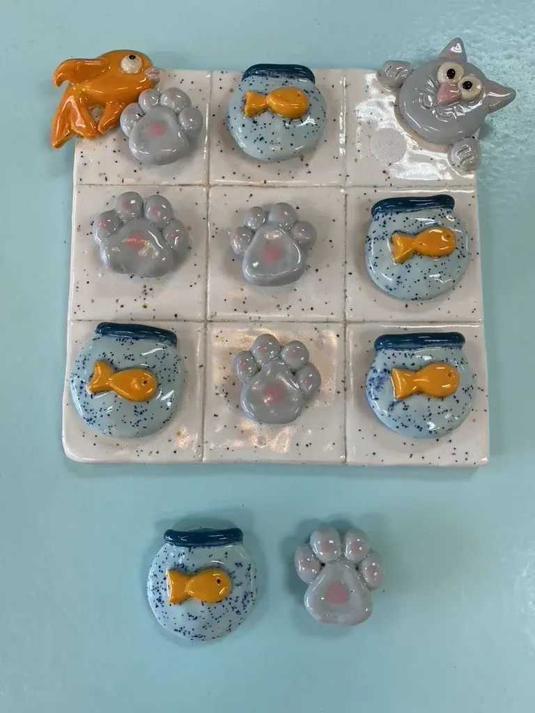 Custom painted ceramic from Joe Picasso's