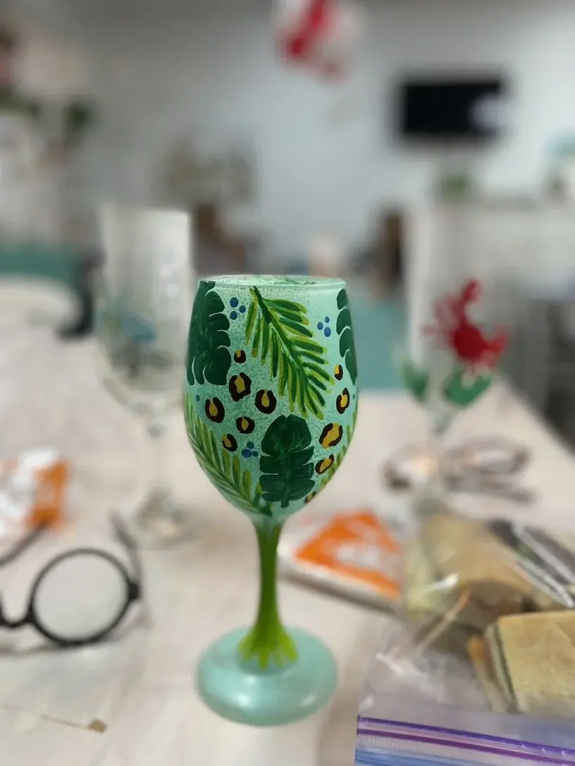 Wine Glass Painting
